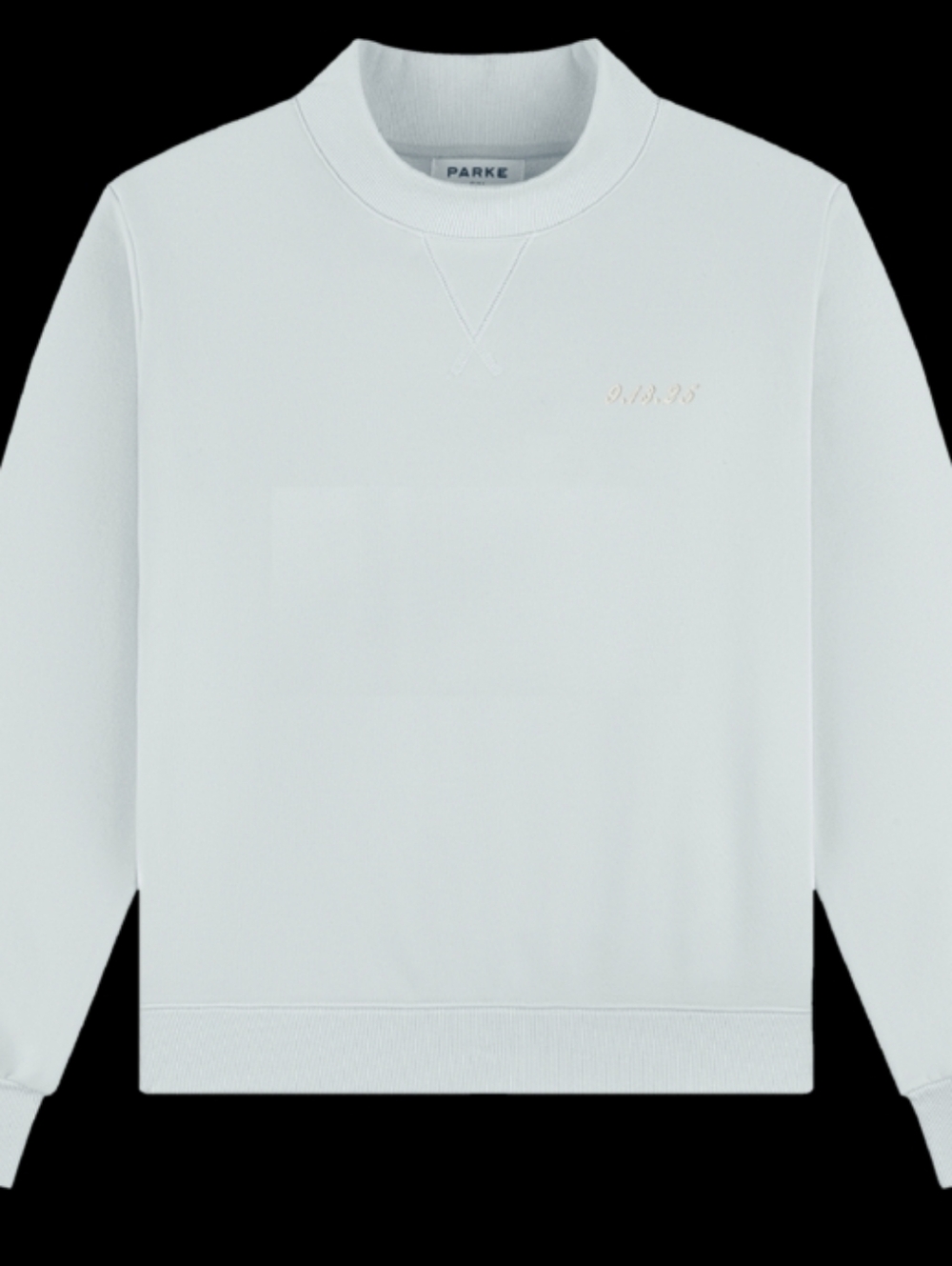 New Parke Bridal Classic Mockneck Pale Blue S/M Or L/XL